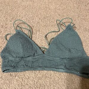 Elegant Textured Bandeau in Teal